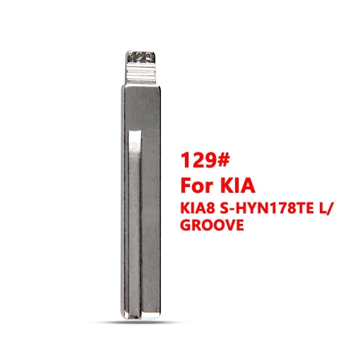 129# Flip key blade Type for KIA8 S-HYN178TE L/GROOVE 10pcs/lot