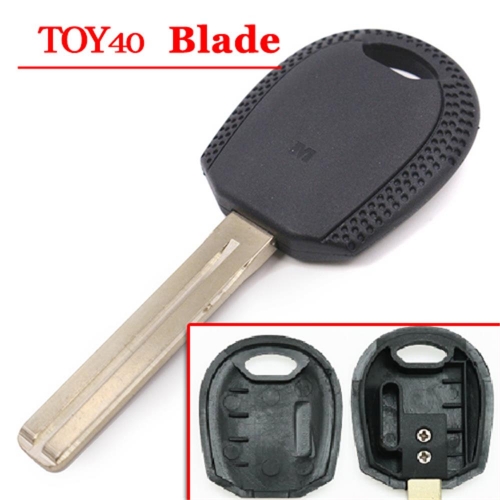 Kia Transponder Key Blank For TPX Chip With Toy40 Blade