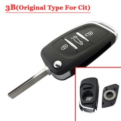 Flip Key Shell For Peugeot And Citroen Original Style DS HU83 BLADE