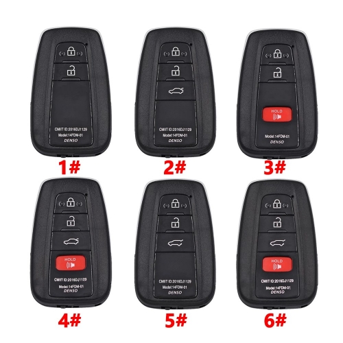 (SK442011)2/3/4 Button Smart Key Shell for Toyota Style