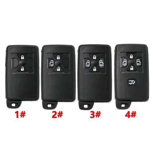 (SK442008)2/3/4/5 Button Smart Key Shell for Toyota Style