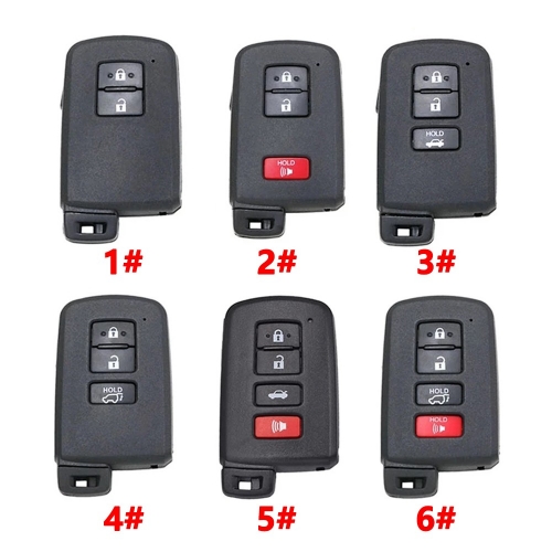 (SK442004)2/3/4 Button Smart Key Shell for Toyota Style