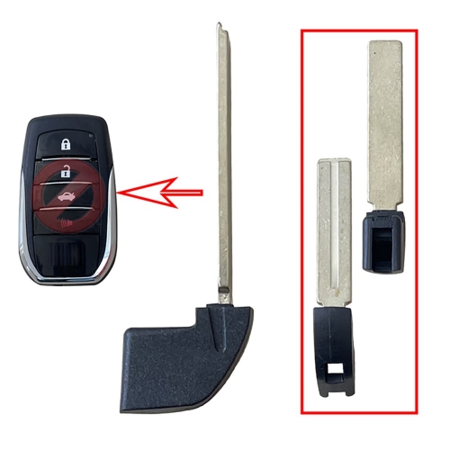 Emergency Key Blade For Toyota Smart card#6