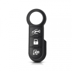 3 Button Rubber Pad for Fiat 500 Special Black  Colour #10