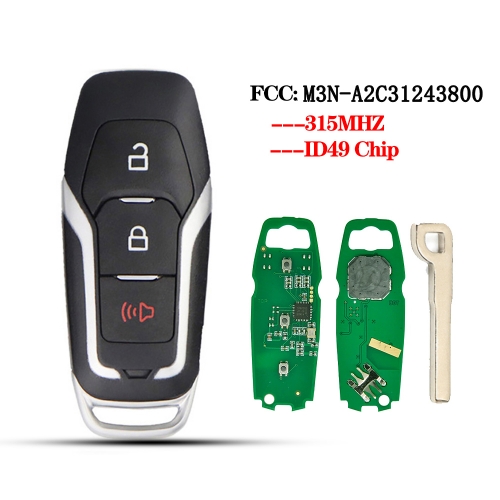 For Ford 4-Button  PN: 164-R8140  M3N-A2C31243800 315MHZ 49 chip