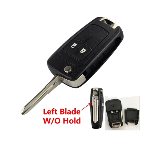 2Btn Flip Flip Remote Key Shell For Chevrolet