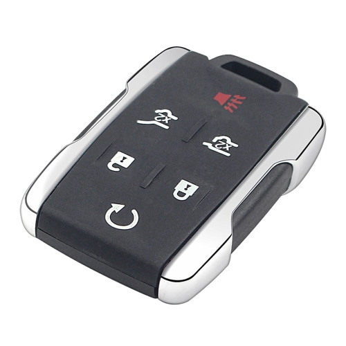 5+1BTN Remote Key Card  Shell For Chevrolet Silver Side