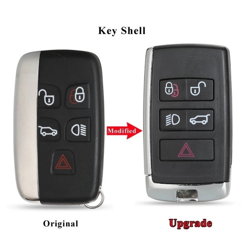 5Button Remodling SMART Key Shell for Land Rover