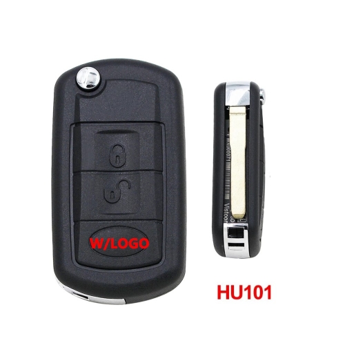 2BTN Flip Key Shell For Landrover with Logo HU101 Blade(WITH LOGO)