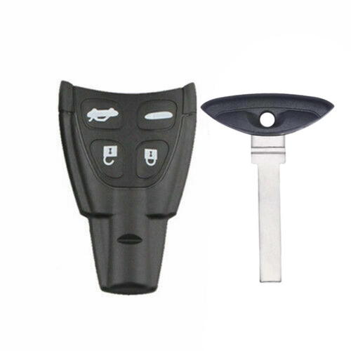 Full Key Shell For Saab With #D Blade