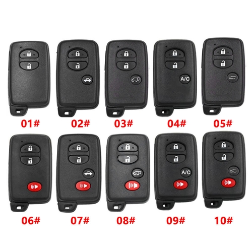 (SK442002)2/3/4 Button Smart Key Shell for Toyota Style