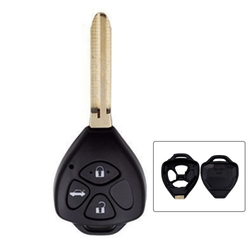 Key Shell For Toyota Corolla Camry Reiz RAV4 Crown Avalon Venza Matrix Blank 3 Button Remote Car Key Case TOY43 Blade