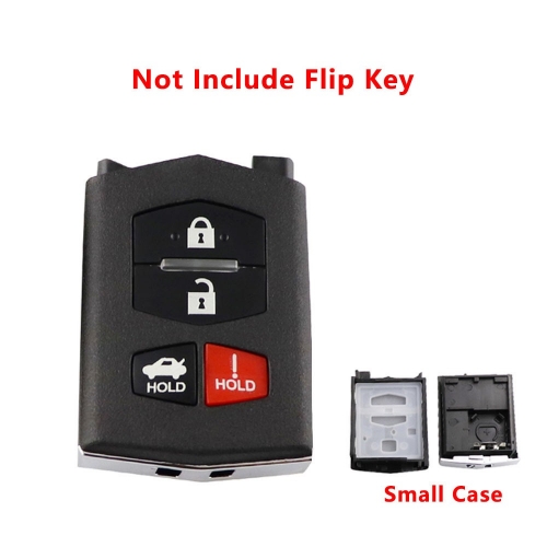 4 buttons Remote Key Case Fob Shell Flip Folding For Mazda 2 3 5 6 M6 MX5 CX5 CX7 CX9 RX8 Not include flip key small case
