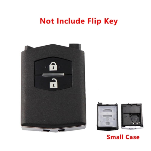 2 buttons Remote Key Case Fob Shell Flip Folding For Mazda 2 3 5 6 M6 MX5 CX5 CX7 CX9 RX8 Not include flip key small case