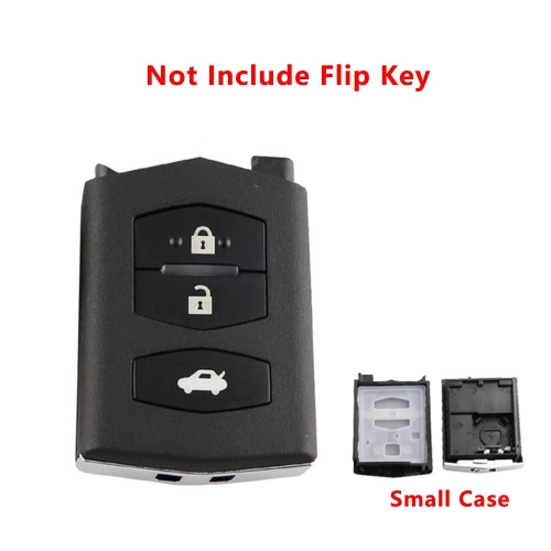 3 buttons Remote Key Case Fob Shell Flip Folding For Mazda 2 3 5 6 M6 MX5 CX5 CX7 CX9 RX8 Not include flip key small case