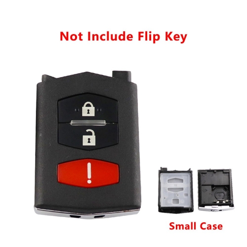 2+1 buttons Remote Key Case Fob Shell Flip Folding For Mazda 2 3 5 6 M6 MX5 CX5 CX7 CX9 RX8 Not include flip key small case