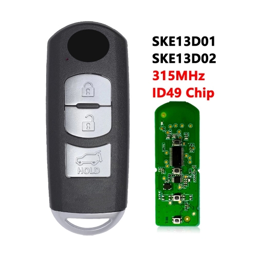 3 Button 315MHz Keyless-Go Remote Key (SUV)
FCCID：WAZSKE13D02