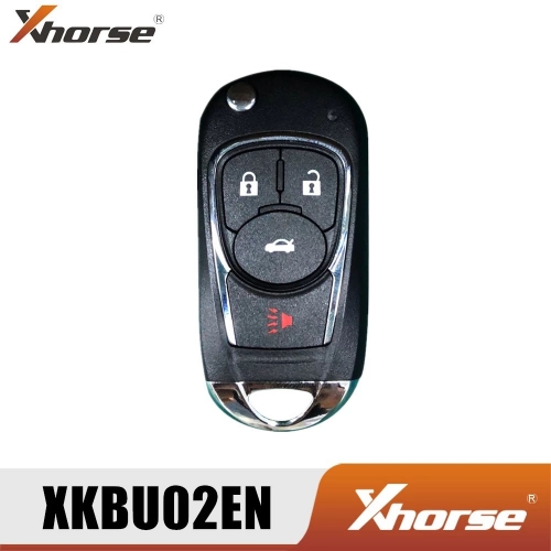 Xhorse XKBU02EN Wire Remote Key for Buick Flip 4 Buttons English Version