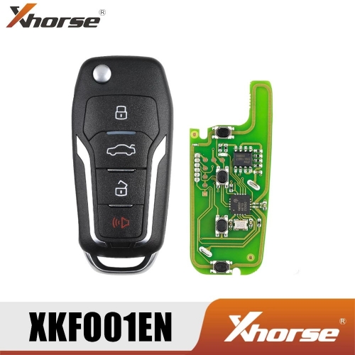 Xhorse XKFO01EN Wire Remote Key For F-ord Condor Flip 4 Buttons Unmovable Key King English Version