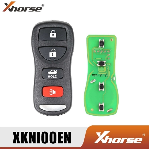 Xhorse XKNI00EN Wire Remote Key for Nissan Separate 4 Buttons English Version