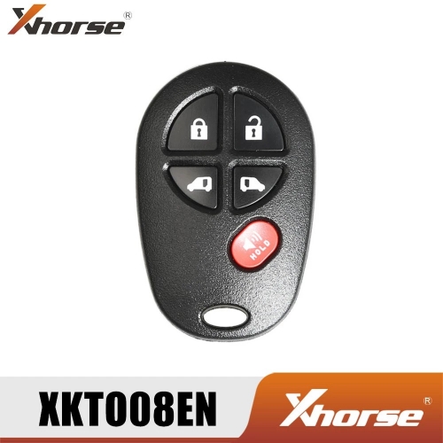 XHORSE XKTO08EN Wire Universal Remote Key 5 Buttons English Version