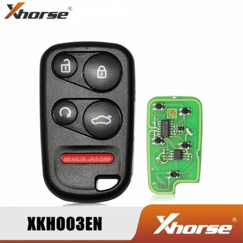 XKH003EN Xhorse VVDi Wired Universal Remote Key 4+1Buttons For VVDI2 Mini Key Tool And VVDI Key Tool