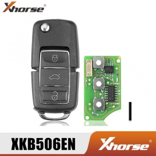 XKB506EN Xhorse VVDi Wired Universal Remote Key 3 Buttons For VVDI2 Mini Key Tool And VVDI Key Tool Extreme Black