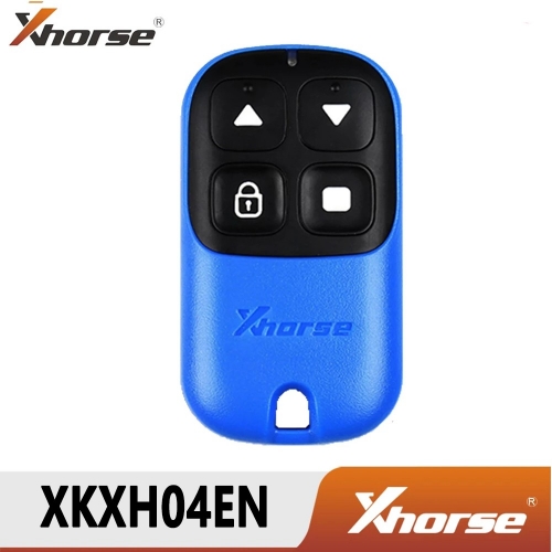 Xhorse XK Series XKXH04EN VVDI Wire Remote Key Garage Door 4 Buttons Control Blue English Version