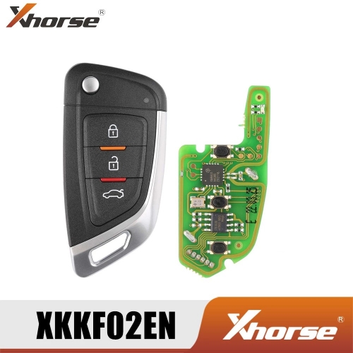 XHORSE XKKF02EN Universal Wired Remote Car Key with 3 Buttons English Version