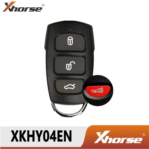 Xhorse VVDI MINI XKHY04EN Universal 4 Buttons Wired Remote Key Fob VVDI2 Key Tool Remotes For Hyundai With XT27