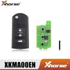 Xhorse XKMA00EN Wire Remote Key for Mazda Flip 3 Buttons English Version