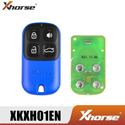 HORSE XKXH01EN Universal Remote Key 4 Buttons for English Version