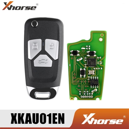XHORSE XKAU01EN for Audi Style Wired VVDI Universal Flip Remote Key With 3 Button