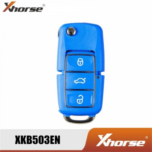 XKB503EN Xhorse VVDi Wired Universal Remote Key 3 Buttons For VVDI2 Mini Key Tool And VVDI Key Tool Blue
