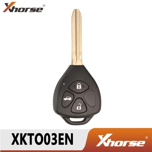 XHORSE XKTO03EN Wired Universal Remote Key for Toyota Style 3 Buttons English Version
