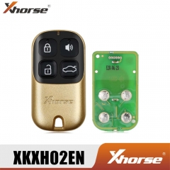 XHORSE XKXH02EN Universal Remote Key 4 Buttons Golden Style English Version