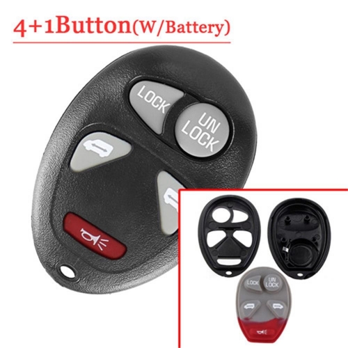 5 Button Remote Control Shell for Buick(With Battery Clamp)