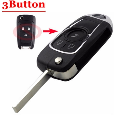 Remodeling 3 Button flip key for Buick