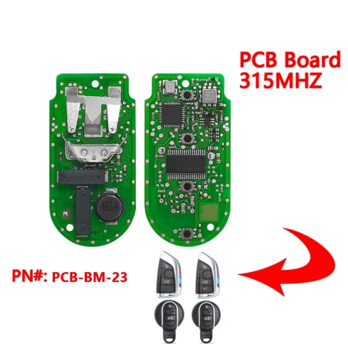 (315Mhz)4 Buttons Electronic PCB Board for BMW