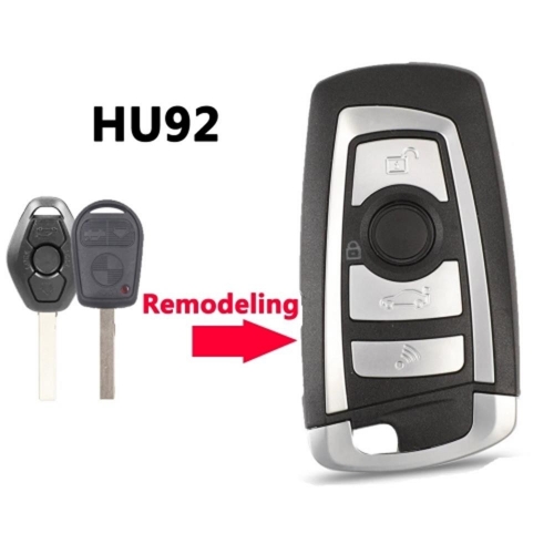 Bw  2 Button Remote key Remodeling Flip Key Shell HU92Blade