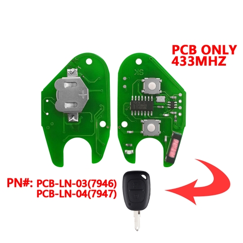 PCF7946/PCF7947 Chip PCB For Renualt 2B Remote key