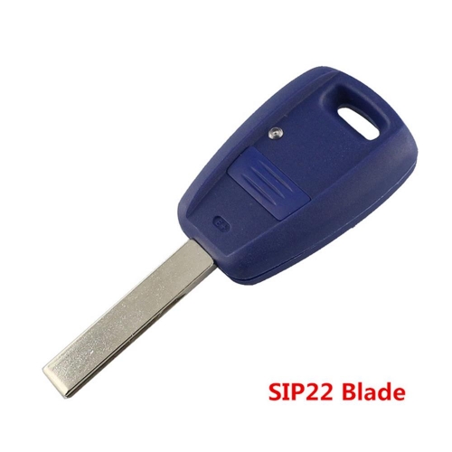 1 BTN Remote Key Shell For Fiat Sip22 Blade Blue Colour
