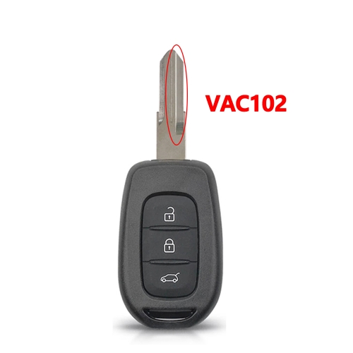 3 Buttons Remote Key Blank VAC102 Blade