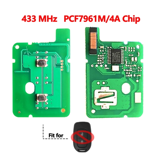 Pcf7961M/4A Chip PCB For Renualt 2B Remote key