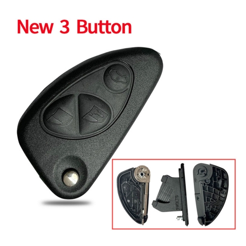 New Type 3 Button Flip Remote Key Shell For Alfa