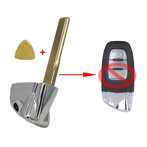 Smart Remote Car Key Blade Blank for Audi for Lamborghini Replacement Uncut Key Blade