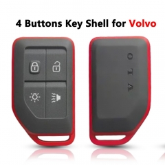 For Volvo CARGO 555 FH16 FM key cover silicone remote keychain car key case 4 button keyless shell