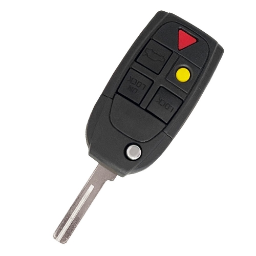 Remodling Style  5 Button Flip remote  key shell  for Volvo #6