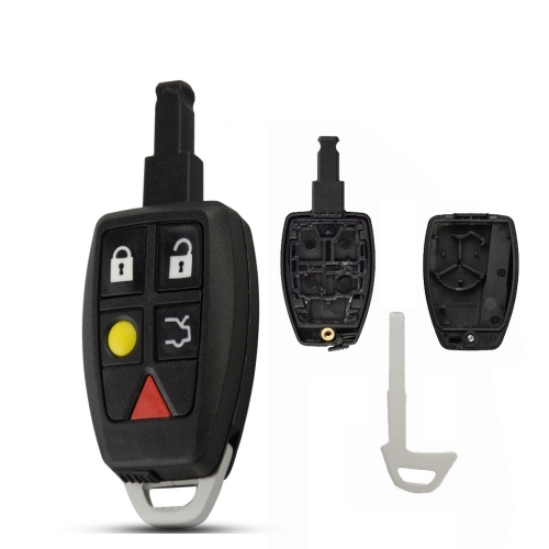 5 Button Smart key shell for Volvo With yellow Button Type B
