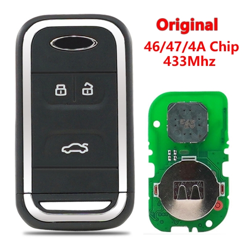 Original Smart Remote Key 434Mhz with for Chery Tiggo 8 Tiggo With ID46/47/4A Chip